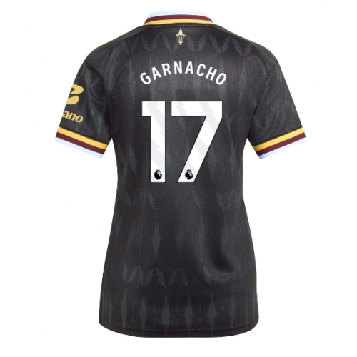 Aston Villa Alejandro Garnacho #17 Maglia Gara Trasferta Repliche 2026-27 Donna Maniche Corte Aston Villa Alejandro Garnacho #17 Maglia Gara Trasferta Repliche 2026-27 Donna Maniche Corte